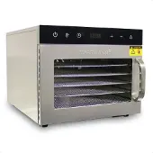 Wartmann 2206 DH voedseldroger, droogoven, dehydrator, RVS, 6-laags.