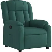 vidaXL Fauteuil verstelbaar stof donkergroen