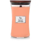 Woodwick Hourglass Large Geurkaars - Manuka Nectar - 130 branduren