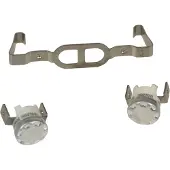 Bauknecht / Whirlpool originele thermostaat - set / kit voor verwarming van 2200 Watt + 2050 Watt voor droogkasten - 481225928681 - UITGESCHAKELD (niet meer leverbaar)
