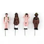 Coolstuff Naked Ramblers plantenbak decoratie - Multi color / Polystone