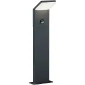 TRIO LED tuinpadverlichting PEARL, hoogte 50 cm antraciet metaal IP54 PEARL, zwart, Aluminium, Modern