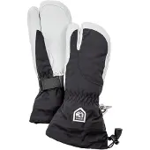 Hestra Heli Ski, 3-vinger skihandschoenen dames, zwart