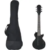 vidaXL Gitaar voor beginners elektrisch met tas 3/4 30" zwart