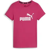 Puma ESS Logo Tee G FALSE T-shirt - Garnet Rose