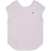 Puma STUDIO FOUNDATIONS TEE Dames Sportshirt - Grape Mist