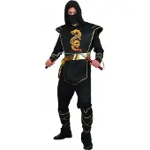 Vegaoo - Zwart ninja pak voor mannen