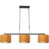Steinhauer Hanglamp Stang Zwart + Kap Velours Goud