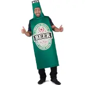 Vegaoo - Groen bierfles kostuum voor volwassenen