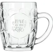 Libbey Gegraveerde Bierpul 55cl Love of my life - valentijnsdag - valentijn