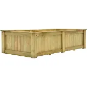 vidaXL Jardinière surélevée 196x100x50 cm Bois de pin imprégné 49097