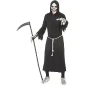Vegaoo - Duister reaper skelet kostuum voor volwassenen