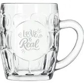 Libbey Gegraveerde Bierpul 55cl Love is real - valentijnsdag - valentijn