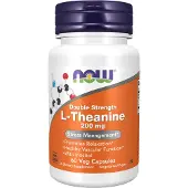 NOW,NOW Foods,NOW,NOW Foods L-theanine 200 mg met inositol (60 Capsules) - aminozuur, l-theanine - l-theanine - l-theanine