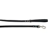 Animal Boulevard Ab30028 - Hals- En Leibanden - Hond - Ab Country Leather Leiband Zwart-16mmx130cm - Maat: 16mmx130cm - 198770