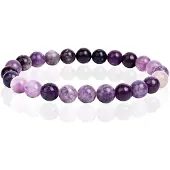 Memphis Natuursteen Armband met 8mm Kralen - Kunsite