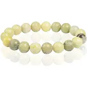 Memphis Natuursteen Armband 10mm - Lemon Stone