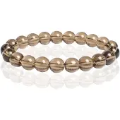 Memphis Natuursteen Armband 10mm - Smoky Quartz