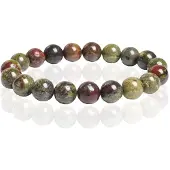 Memphis Natuursteen Armband 10mm - Dragon Blood Stone