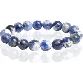 Memphis Natuursteen Armband 10mm - Sodalite
