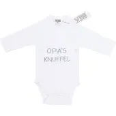 Vib Romper wit Opa's knuffel