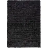 Home Collection Handgeweven Jute Vloerkleed - Zwart 60 x 90 cm