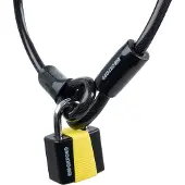Oxford Loop Lock10 Kabel met hangslot Maat