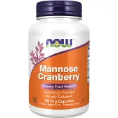 Now Mannose Cranberry (90 Capsules) - kruiden-en-planten, veenbes - veenbes - veenbes