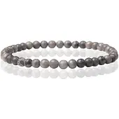 Memphis Natuursteen Armband - 4mm Map Stone
