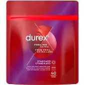 Durex Condooms - Thin Feel Extra Lube - Dun met Extra Glijmiddel - 40 stuks - Voordeelverpakking