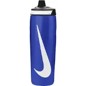 Nike Refuel Bidon Grip 710ML Blauw Zwart Wit