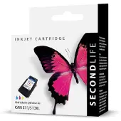 SecondLife Inkjets SecondLife inkt cartridge kleur voor Canon CL-511 en CL-513