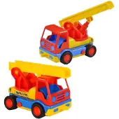 Polesie Leiderwagen, 19 cm, rood/geel