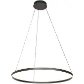 Steinhauer Hanglamp Ringlux 80cm zwart rond 5400 Lumen