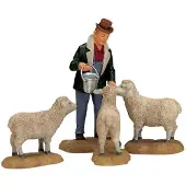 Lemax Kerstdorpminiatuur The Good Shepherd (herder) H 7 Cm