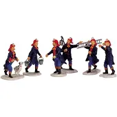 Lemax Village Collection Brandweerman set van 6 # 02446