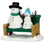 Intratuin Lemax Kerstdorpminiatuur Snowdad En Snowbaby (sneeuwpoppen) H 4,3 Cm