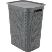 Rotho Brisen - Wasmand met Deksel - 50L - Antraciet