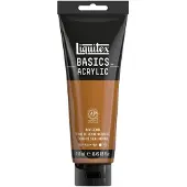 LIQUITEX 88700227 Basics Acrylverf Raw Sienna – 250 ml | Kunstenaars Acrylverf | Middelmatige Viscositeit | Lichtechte Kleur voor Schilderen & Canvas