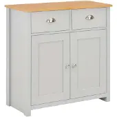 vidaXL Dressoir 79x35x81 cm grijs