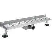 Dynamic Way douchegoot RVS 700x70mm z/u 40mm m/rst-muurflens