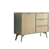 Meubella Dressoir groen Scandinavisch 106x38x81 cm