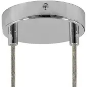 Creative Cables Krm572fcrterm Metalen Cilindrische Lamp Plafondrozet Kit