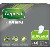 Depend 4x For Men Shields 24 Stuks