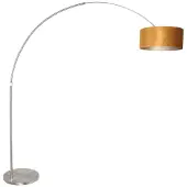 Steinhauer Booglamp Sparkled met goud velvet