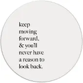 Label2X Muurcirkel keep moving