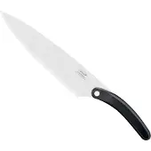 Deglon Koksmes - Breed Lemmet - Ergonomisch Hout - 24 cm - Zwart