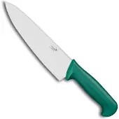 Deglon Koksmes 20 cm - Veelzijdig & Ergonomisch - Groen Handvat - Duurzaam Roestvrij Staal