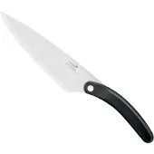 Deglon Veelzijdig koksmes - breed lemmet - ergonomisch handvat - 19 cm - zwart