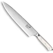 Deglon Koksmes - Damaststaal - 25 cm - Corian handvat - Elegantie en duurzaamheid